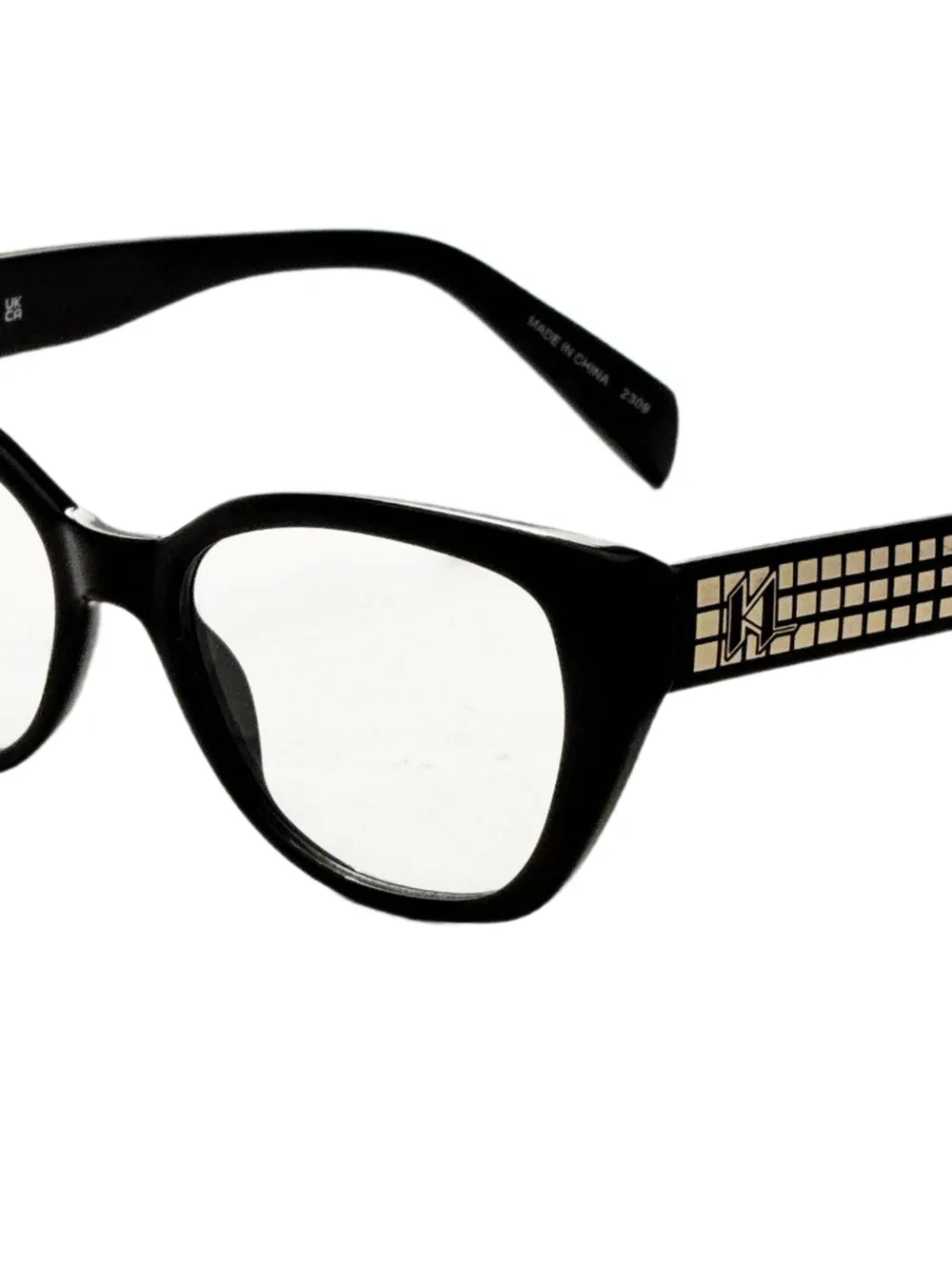 Karl Lagerfeld Zonnebril met cat-eye montuur Zwart