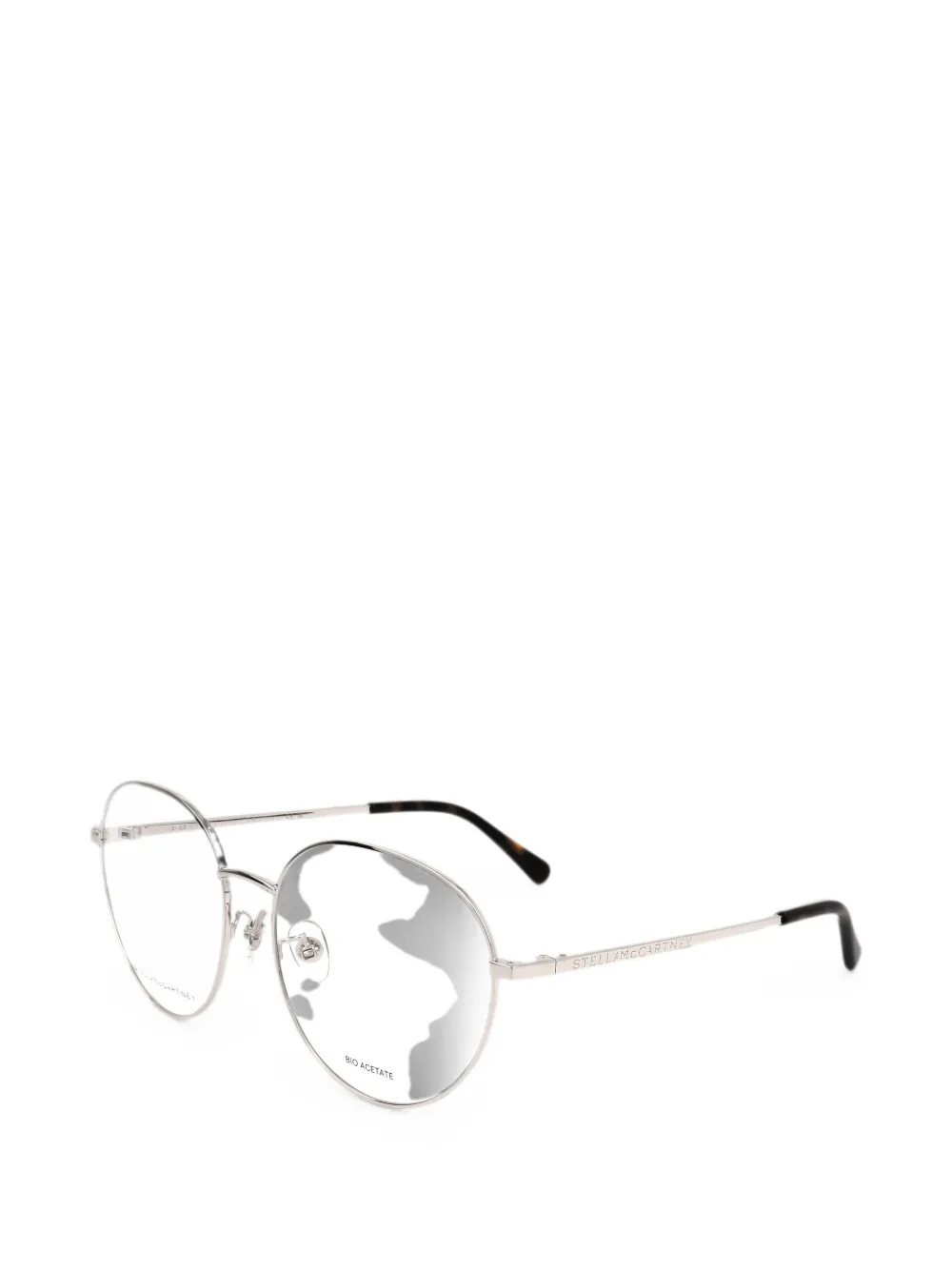 Stella McCartney Brille mit rundem Gestell - Silber