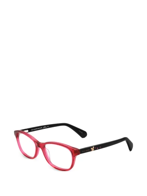 Kate Spade Emmi butterfly-detail square-frame glasses