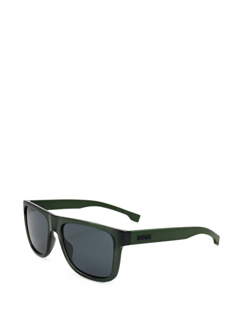 BOSS rectangle-frame sunglasses Groen