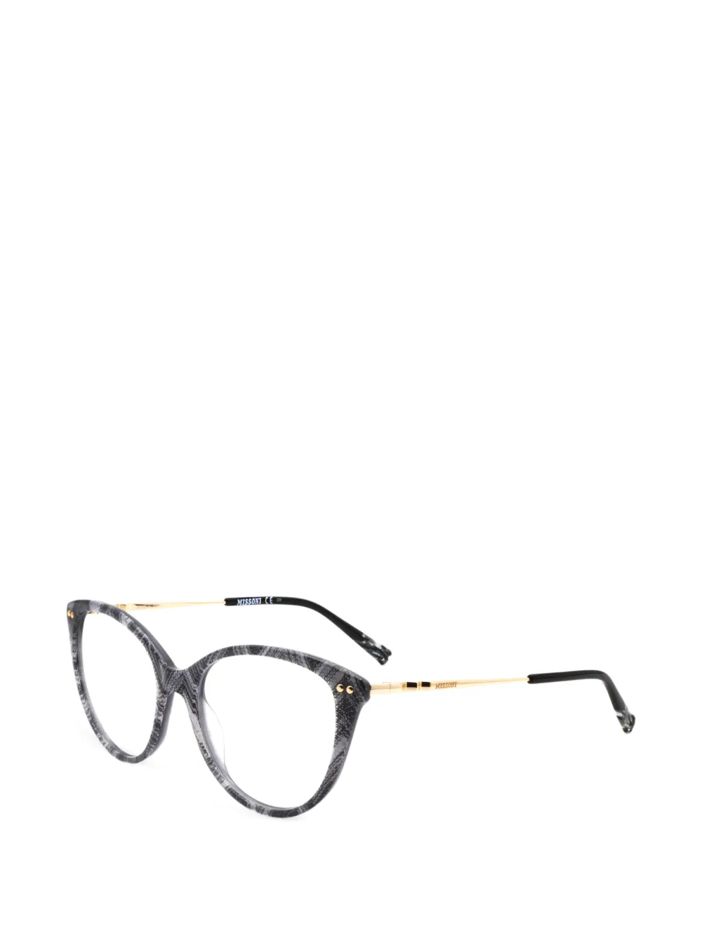 MISSONI EYEWEAR patterned glasses - Grau