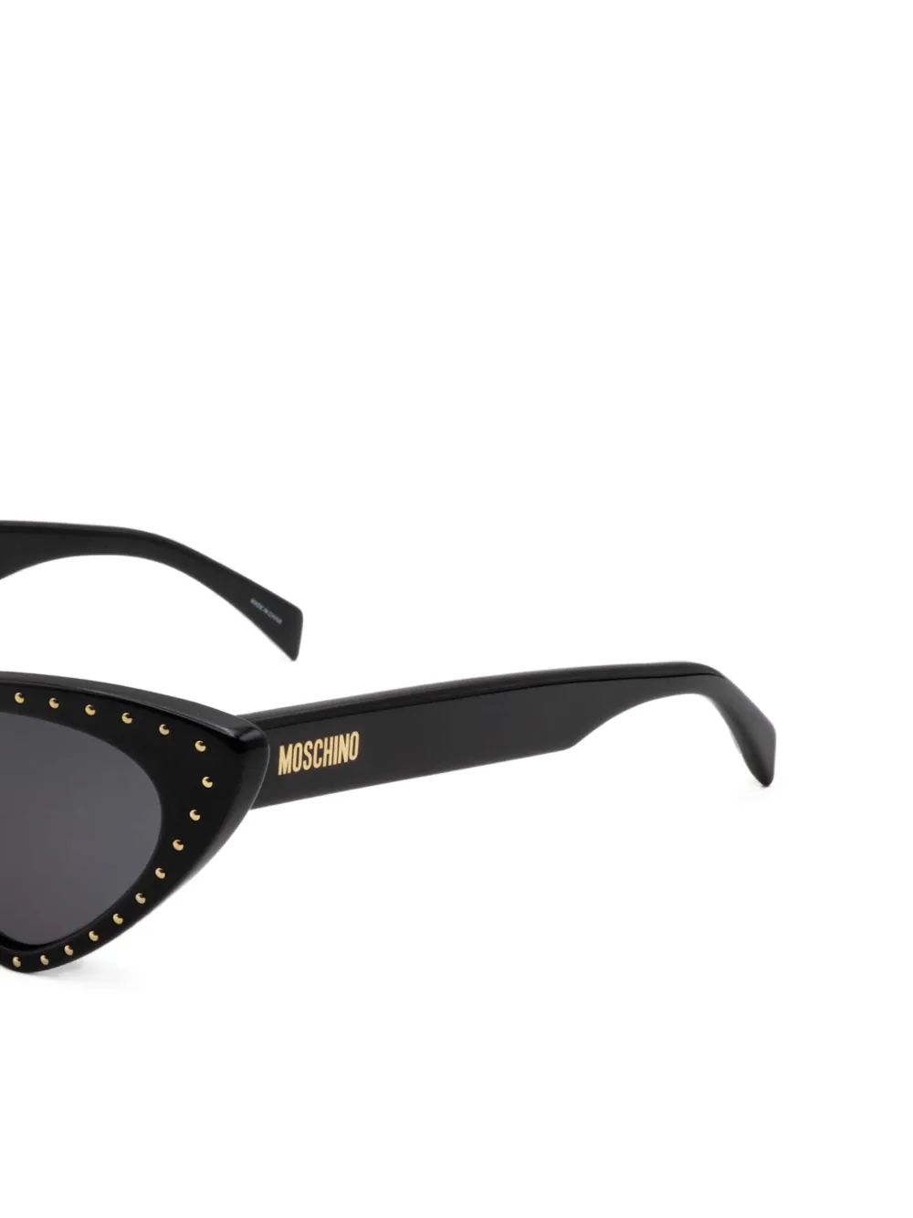 Moschino Eyewear Zonnebril met cat-eye montuur Zwart