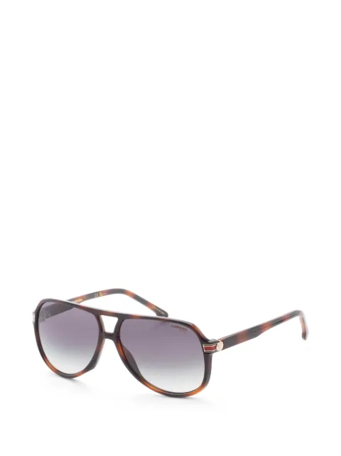 Carrera tortoiseshell-effect pilot-frame sunglasses