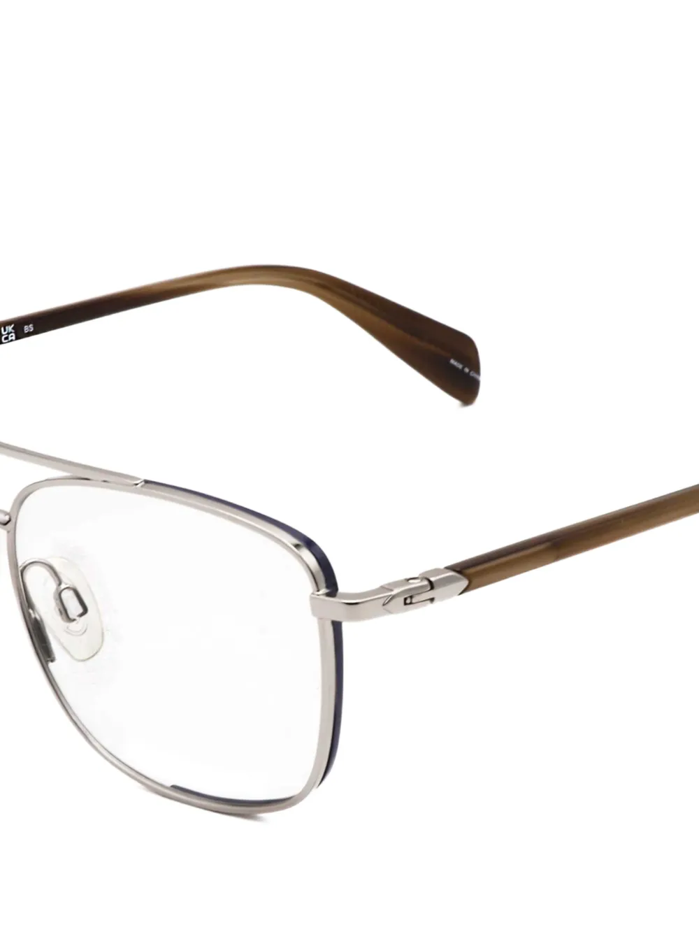 RAG & BONE EYEWEAR Bril met piloten montuur Zilver
