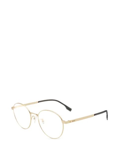 BOSS round-frame glasses