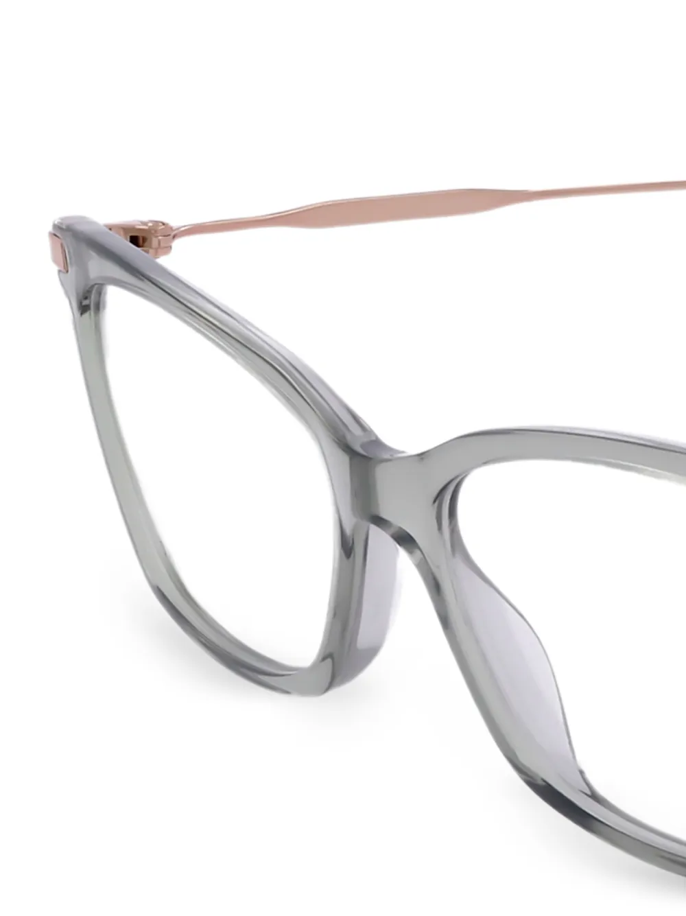 Marc Jacobs Bril met geometrisch montuur Groen