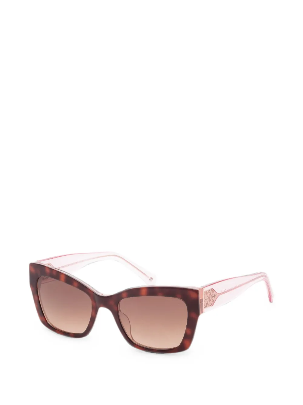 Kate Spade Valeria Cat-Eye-Sonnenbrille in Schildpattoptik - Braun