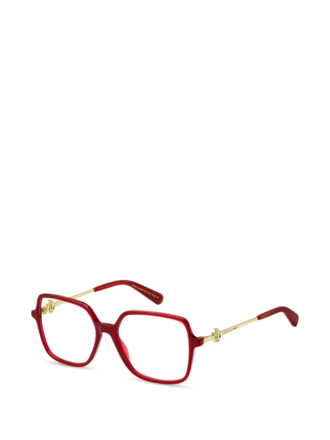 Marc Jacobs logo-plaque rectangle-frame glasses