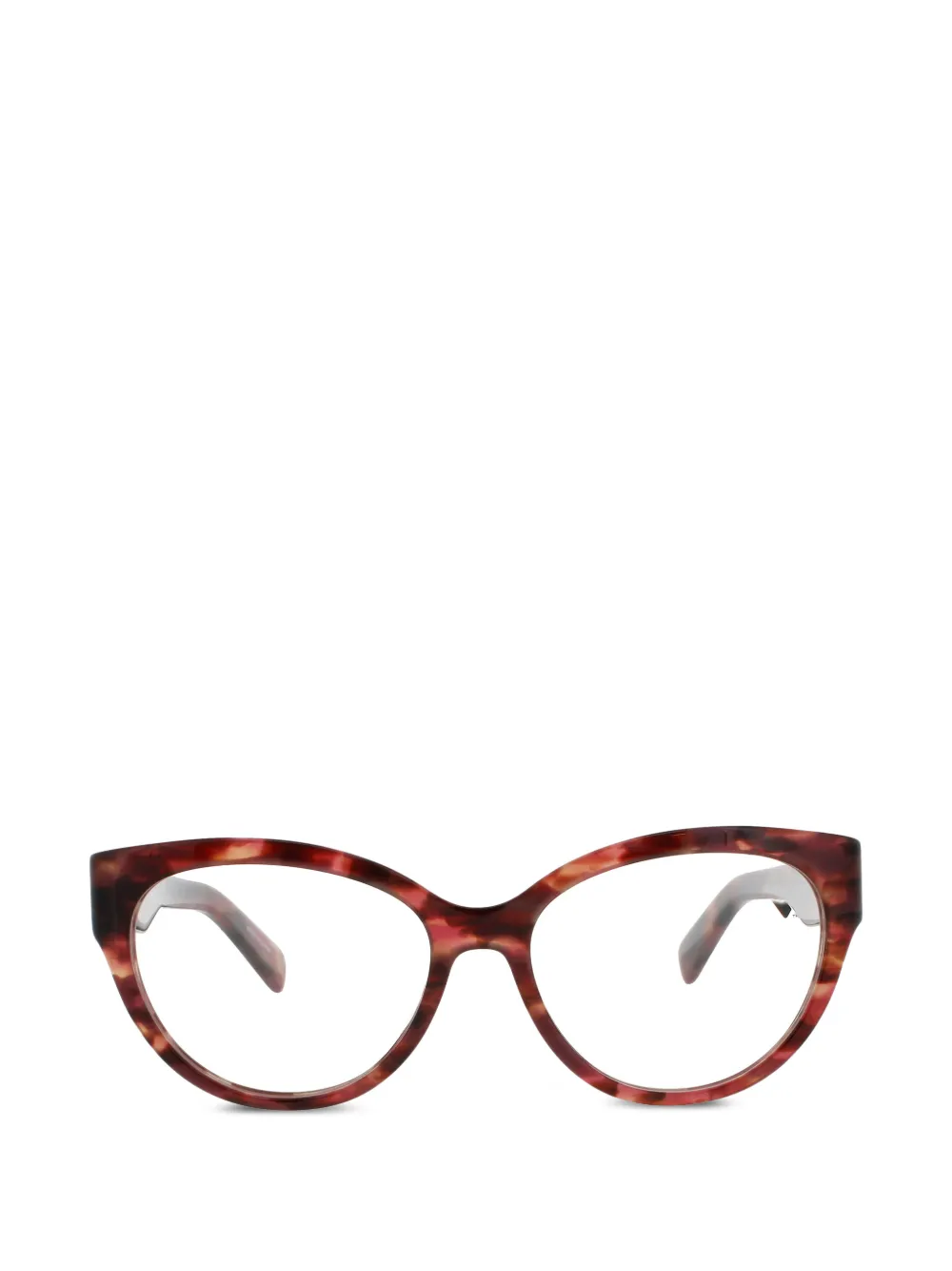 Longchamp cat-eye tortoiseshell-effect glasses · One Size