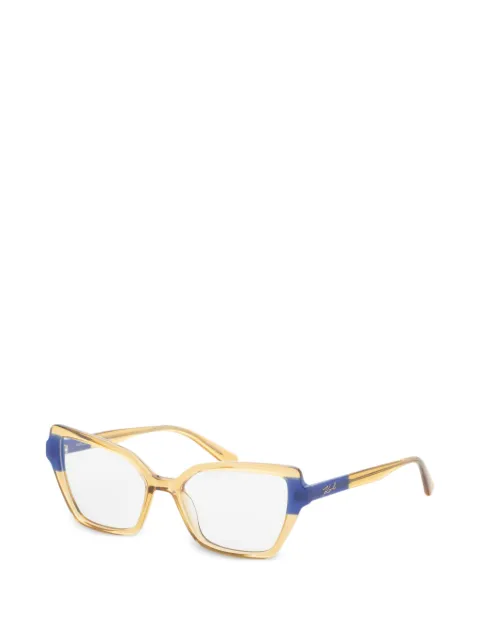 Karl Lagerfeld geometric-frame glasses