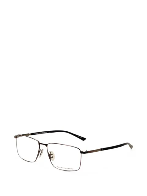 Porsche Design rectangle-frame glasses