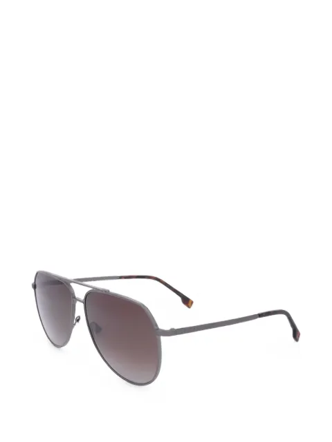 BOSS pilot-frame double-bridge sunglasses