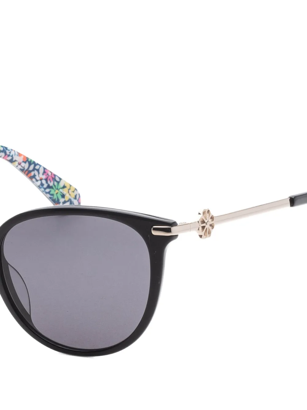 Kate Spade Kristina zonnebril met geometrisch montuur Zwart