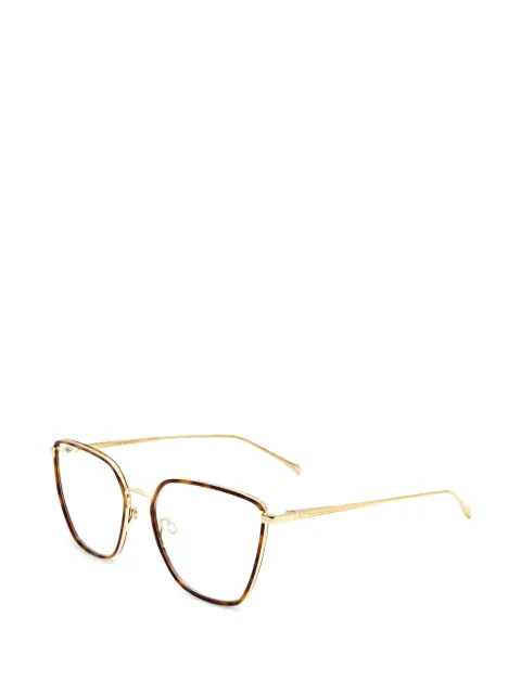 rag & bone tortoiseshell-effect geometric-frame glasses