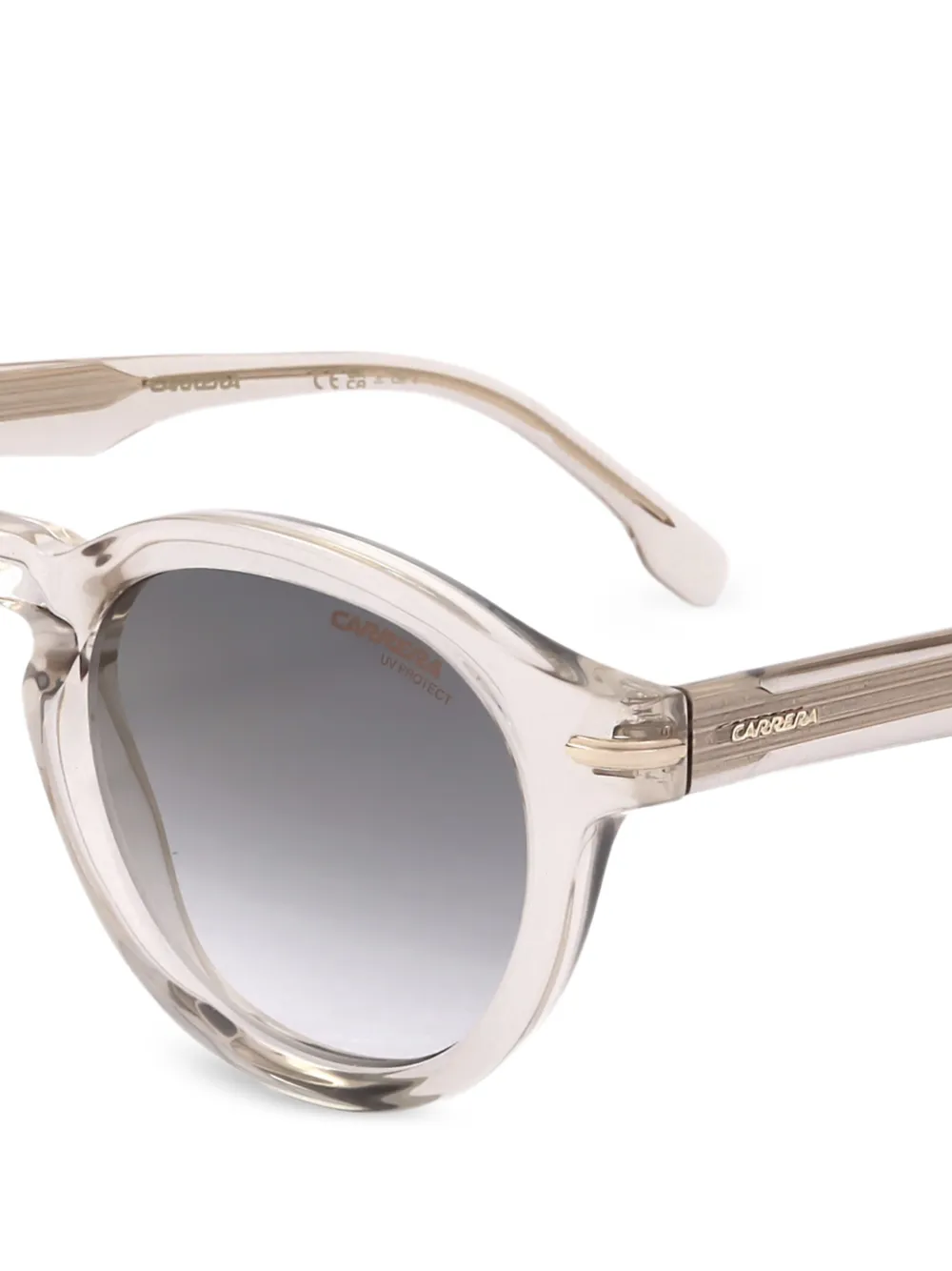Carrera Zonnebril met rond montuur Beige
