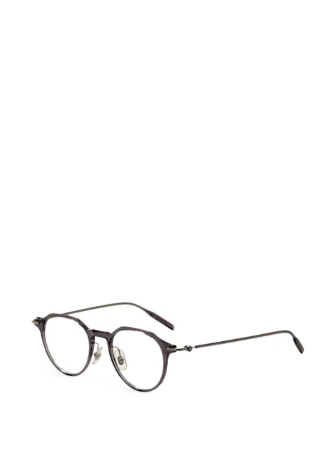 Montblanc geometric-frame glasses