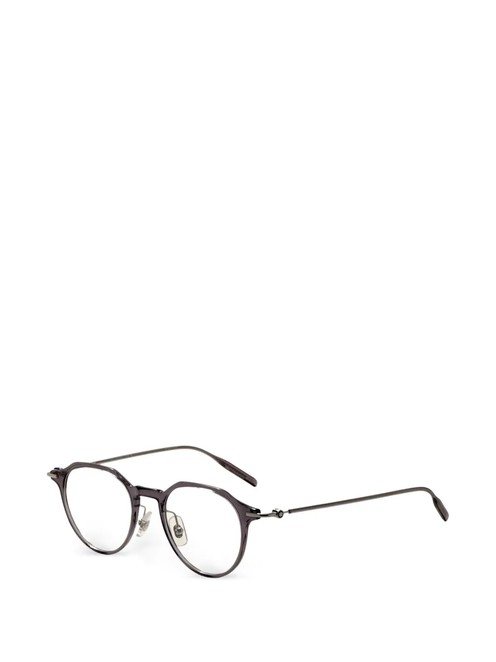 Montblanc geometric-frame glasses - Grigio