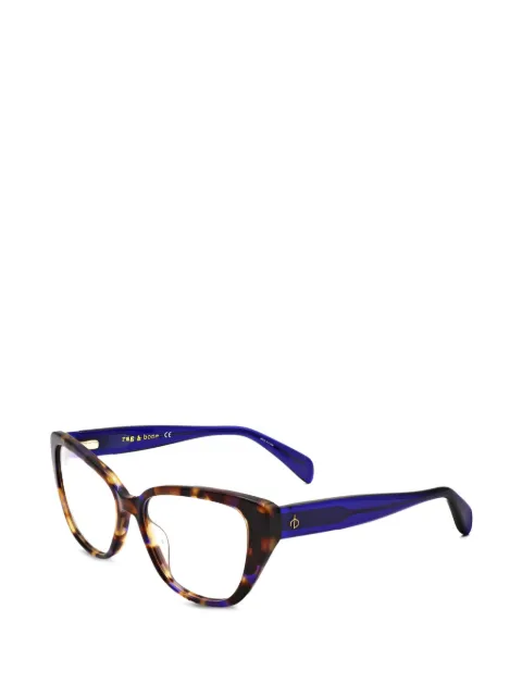 rag & bone tortoiseshell-effect cat-eye glasses