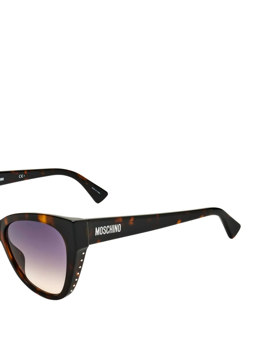Moschino Eyewear 54 mm Havana zonnebril Bruin