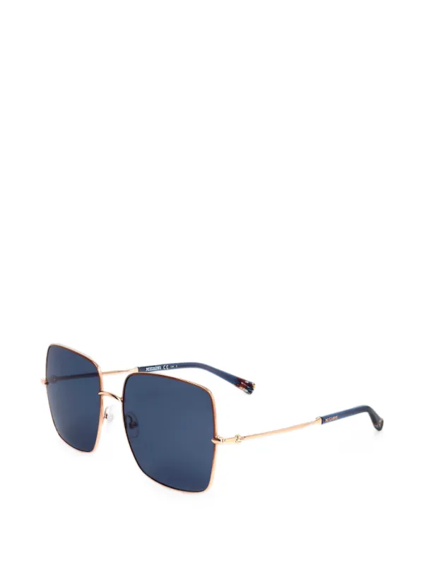 Missoni Square-frame Sunglasses in Gold