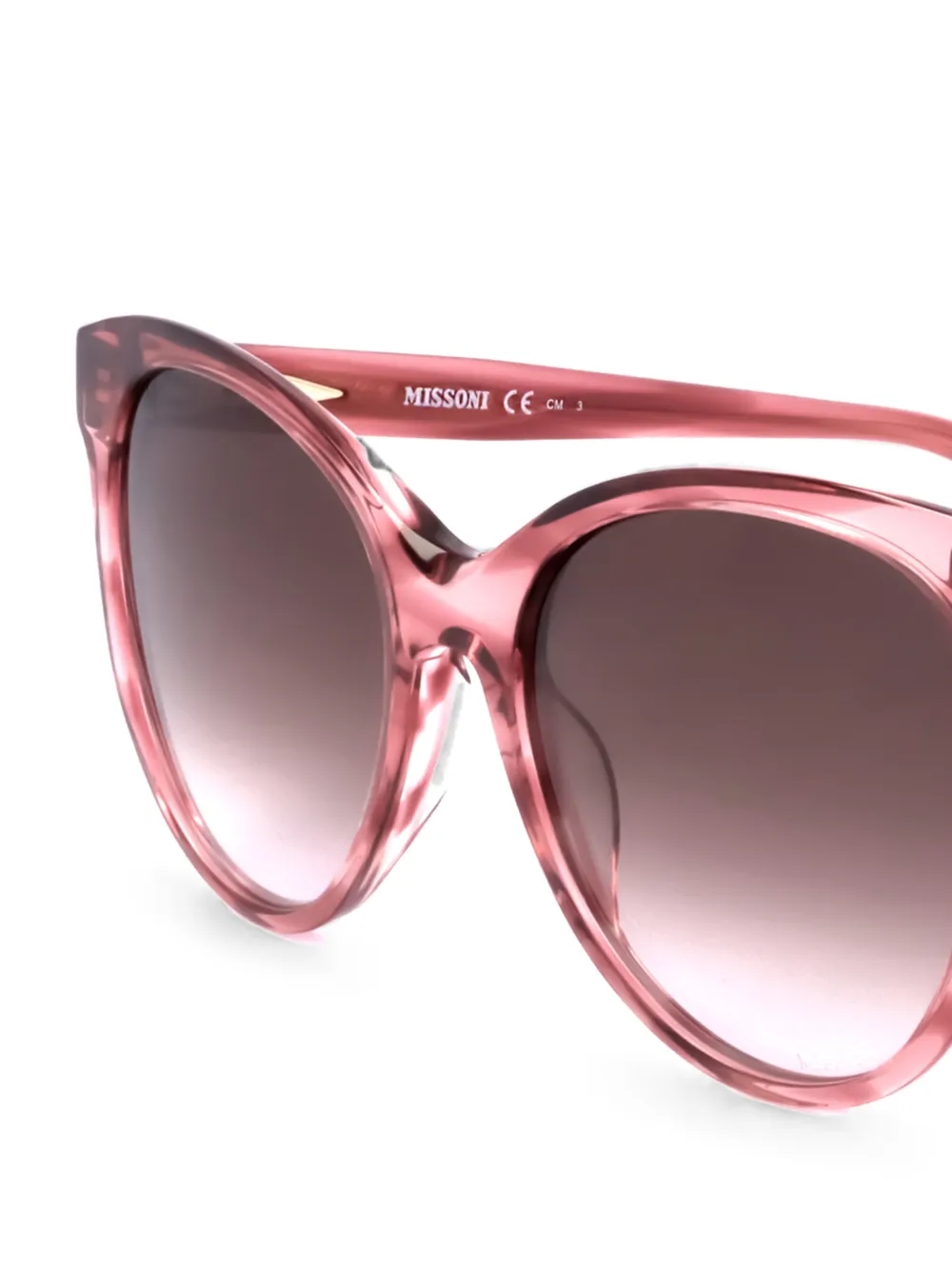 MISSONI EYEWEAR Zonnebril met cat-eye montuur Roze