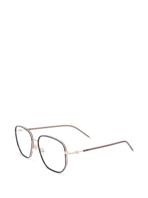 BOSS geometric-frame glasses