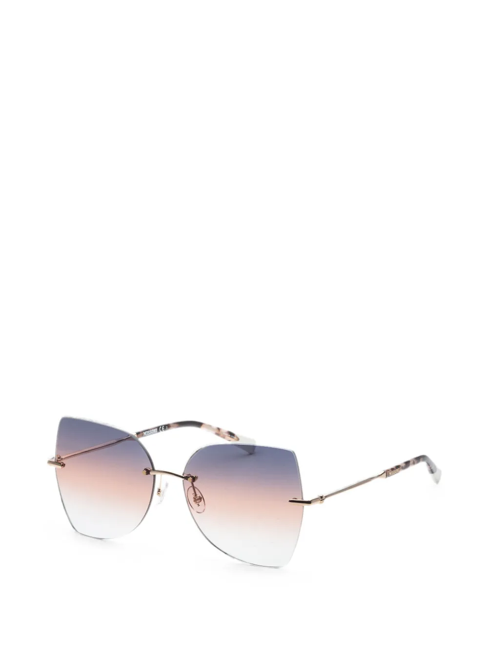 Missoni cat-eye sunglasses - Gold