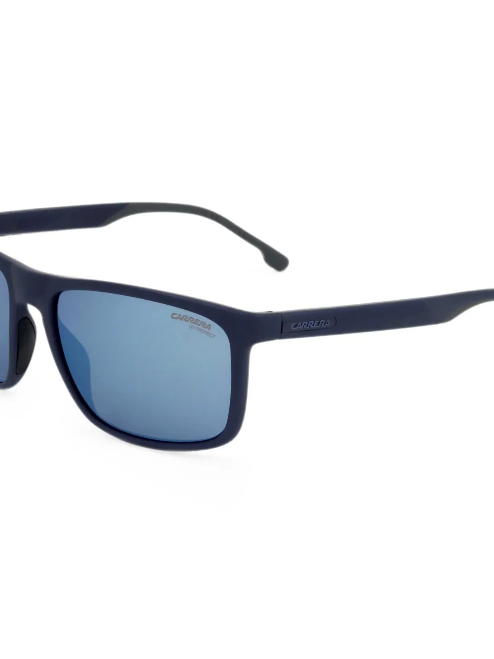 Carrera Zonnebril met rechthoekig montuur Blauw