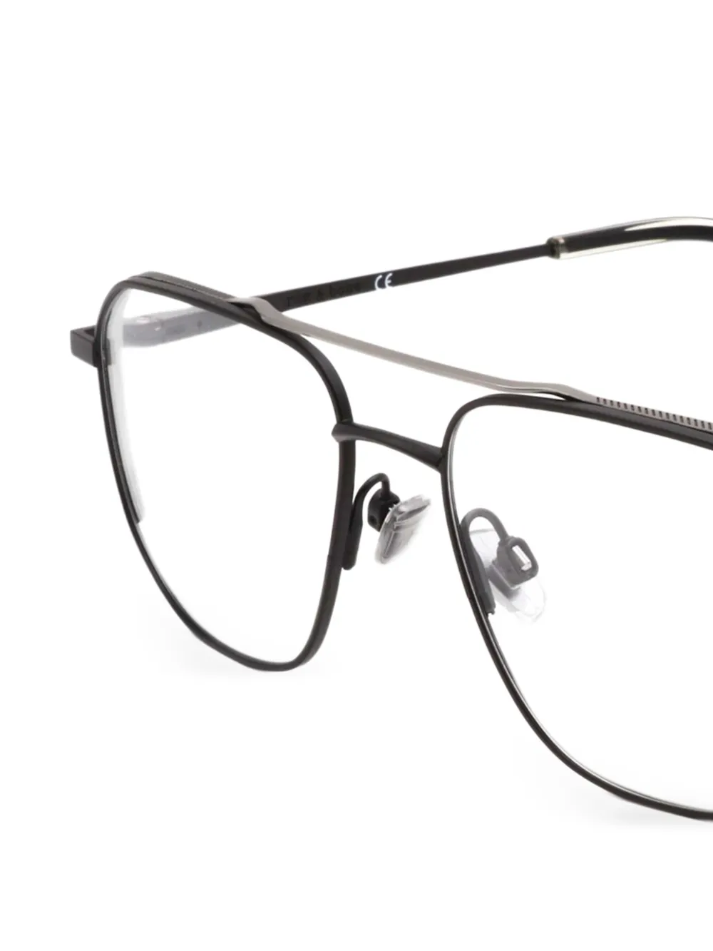 RAG & BONE EYEWEAR Bril met geometrisch montuur Zwart