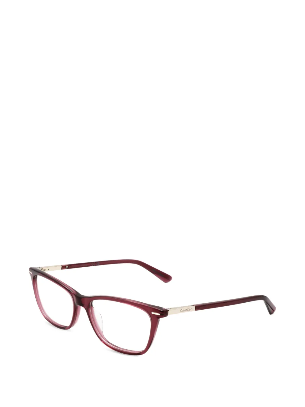 Calvin Klein Occhiali cat-eye - Rosso