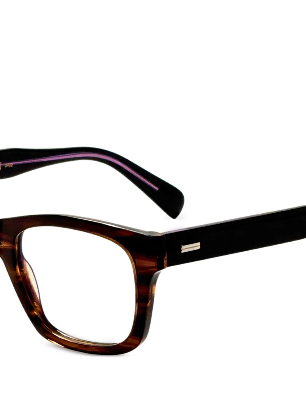 Paul Smith Griffin bril met vierkant montuur Bruin