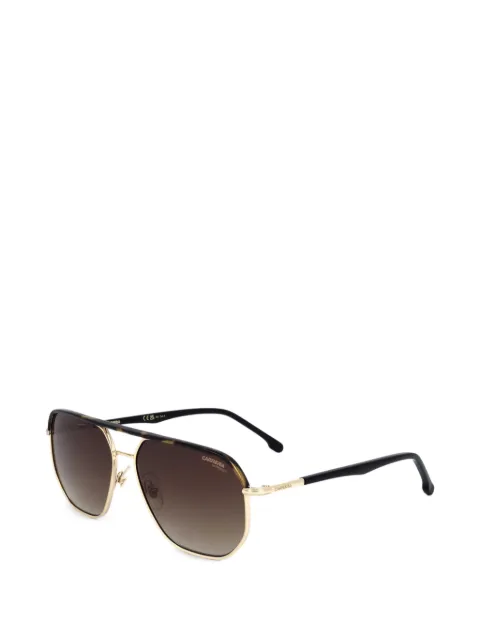 Carrera tortoiseshell-effect pilot-frame sunglasses
