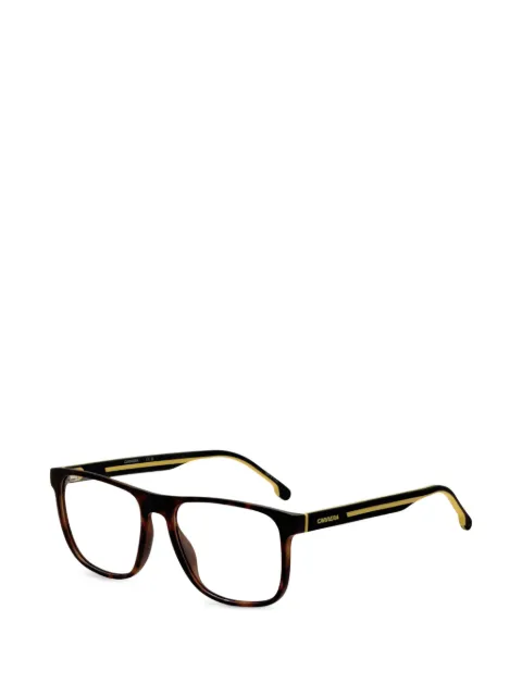 Carrera lentes con armazón rectangular estilo carey