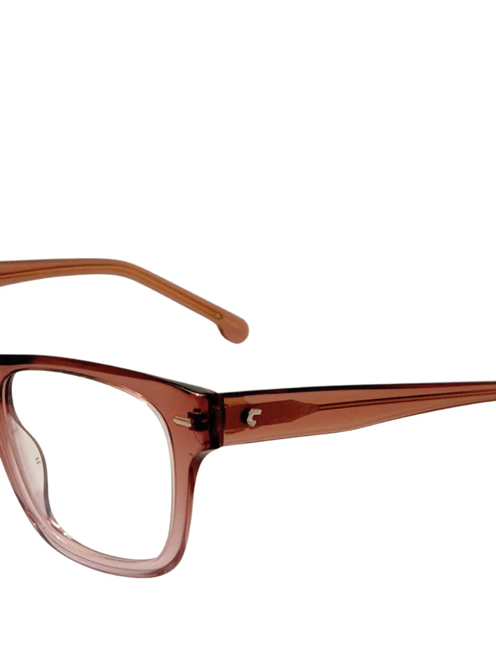 Carrera Bril met vierkant montuur Bruin