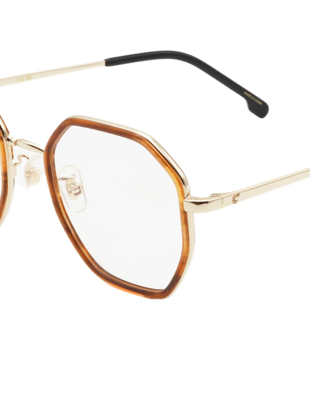 Carrera Bril met geometrisch montuur Bruin