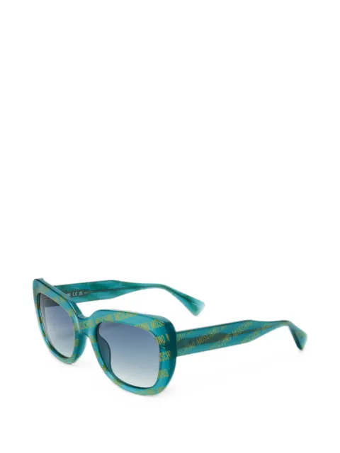 Moschino Eyewear logo-print cat-eye sunglasses