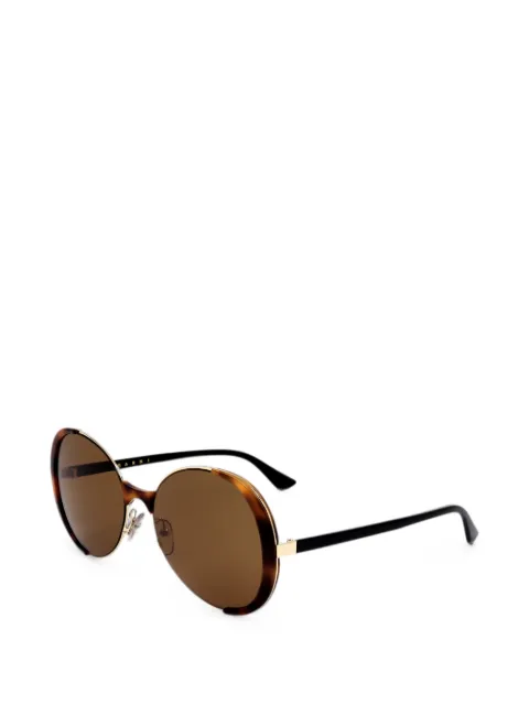 Marni tortoiseshell-effect round-frame sunglasses