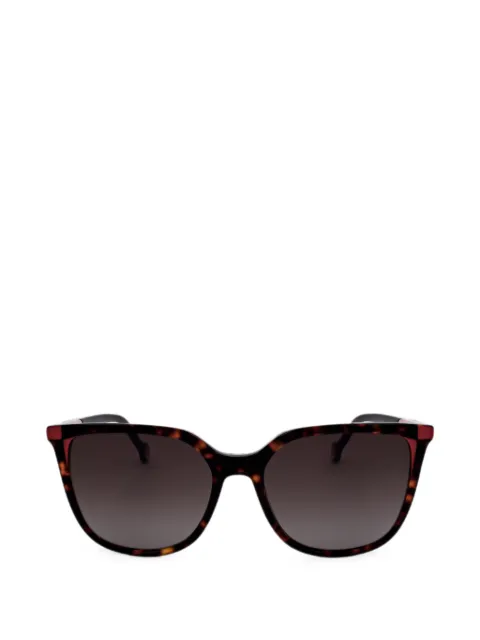Carolina Herrera tortoiseshell-effect square-frame sunglasses