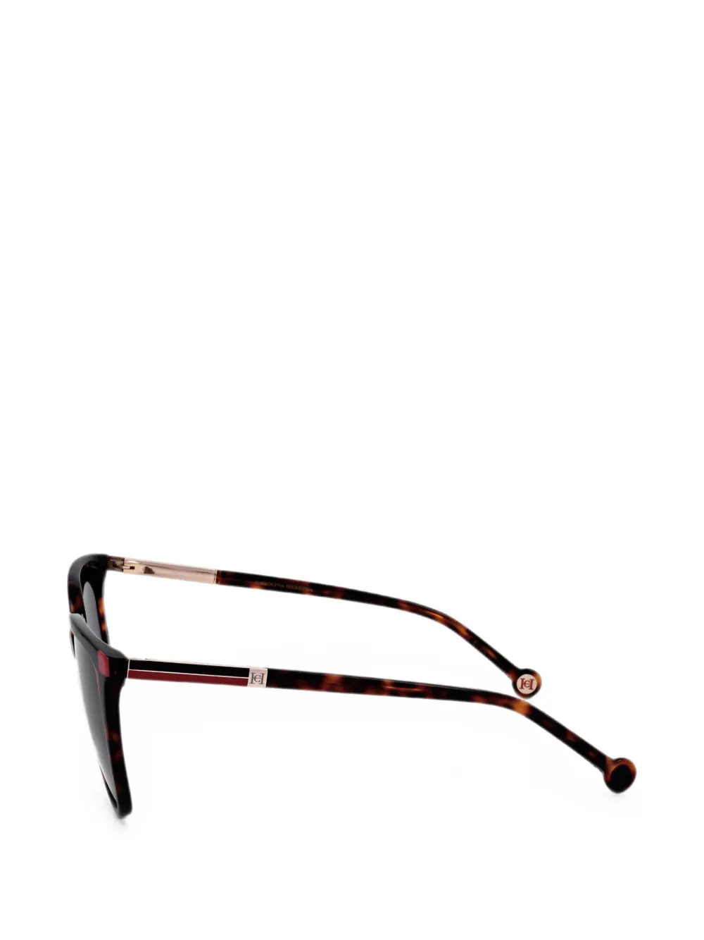 Carolina Herrera Zonnebril met cat-eye montuur Bruin