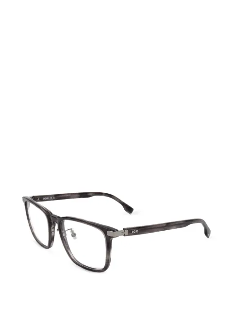 BOSS square-frame glasses