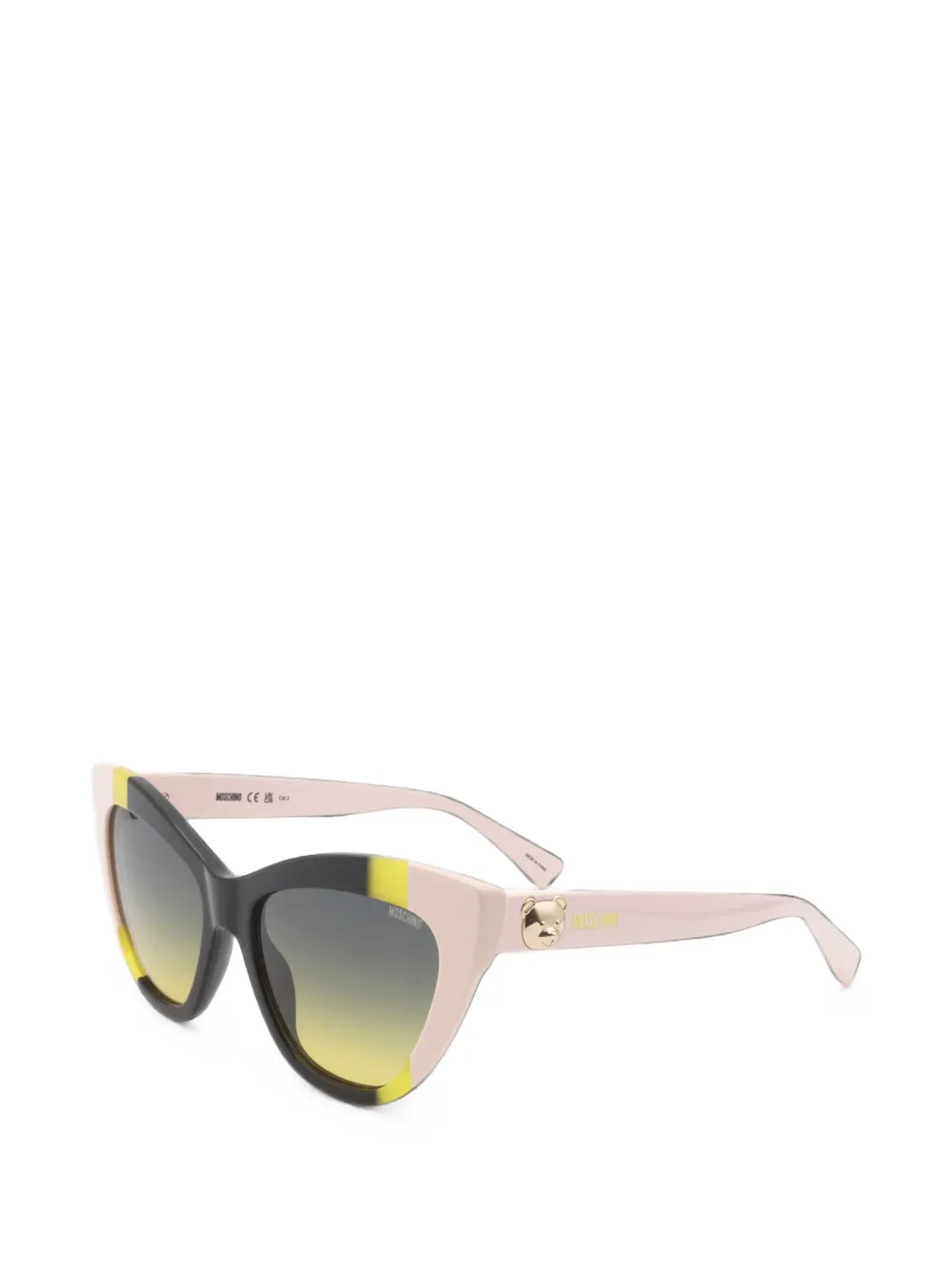 Moschino Teddy Bear cat-eye sunglasses - Nero