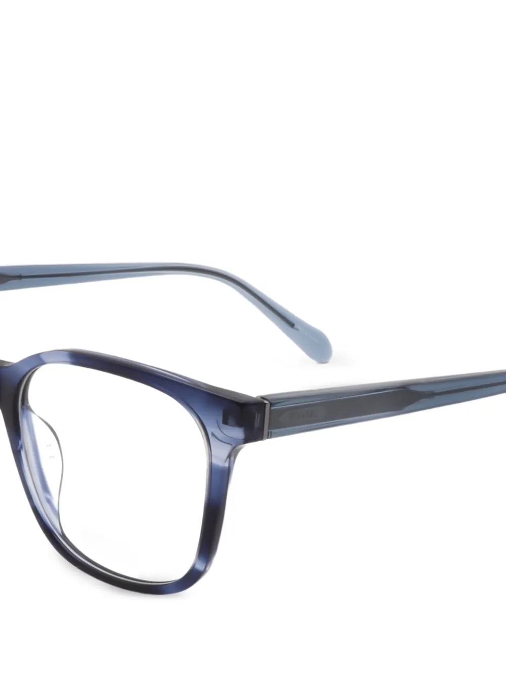 FOSSIL Bril met vierkant montuur Blauw