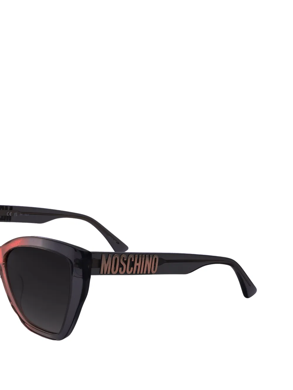 Moschino Eyewear 55 mm zonnebril met grijs montuur