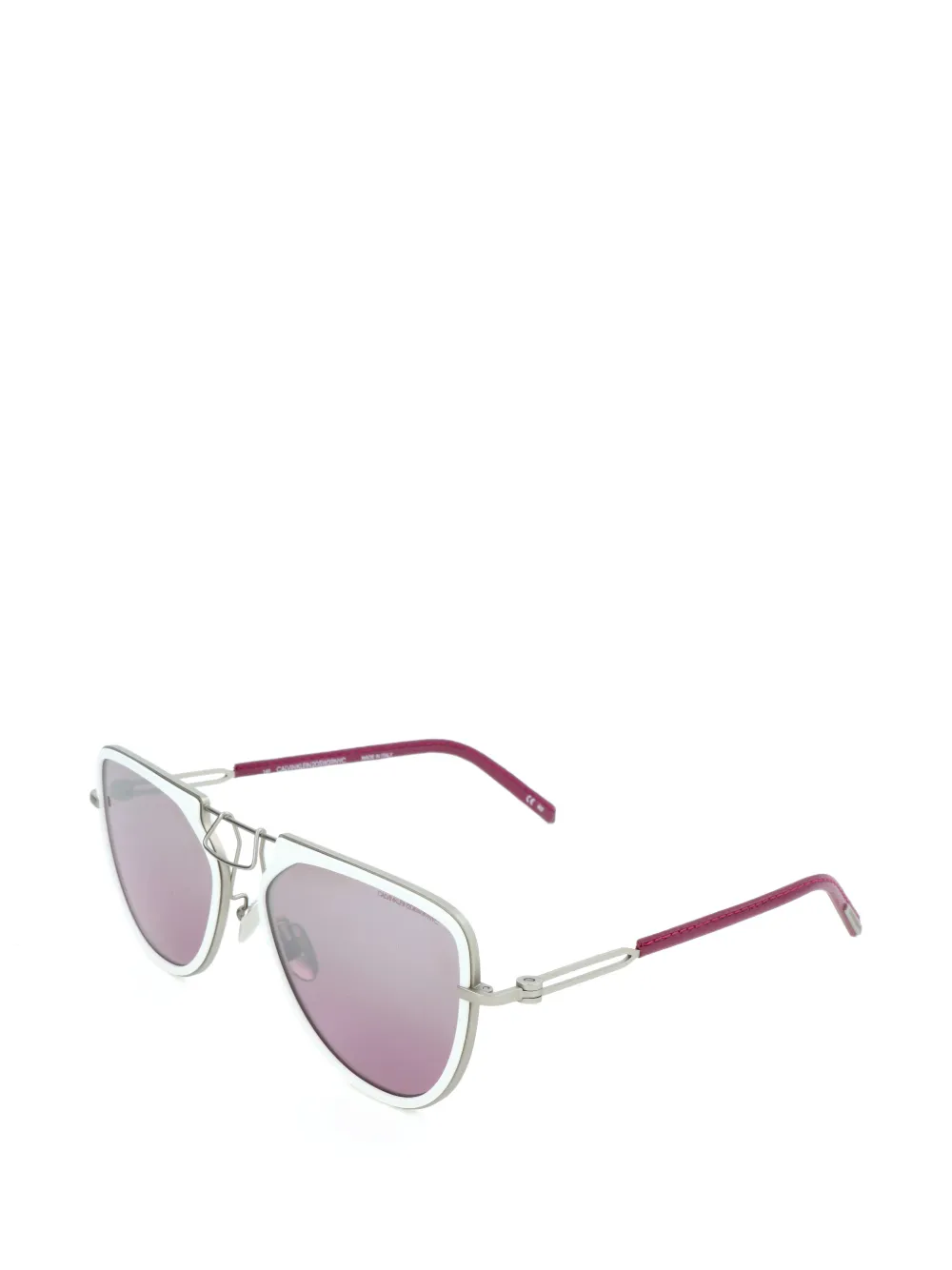 Calvin Klein Pilotenbrille mit Doppelsteg - Silber