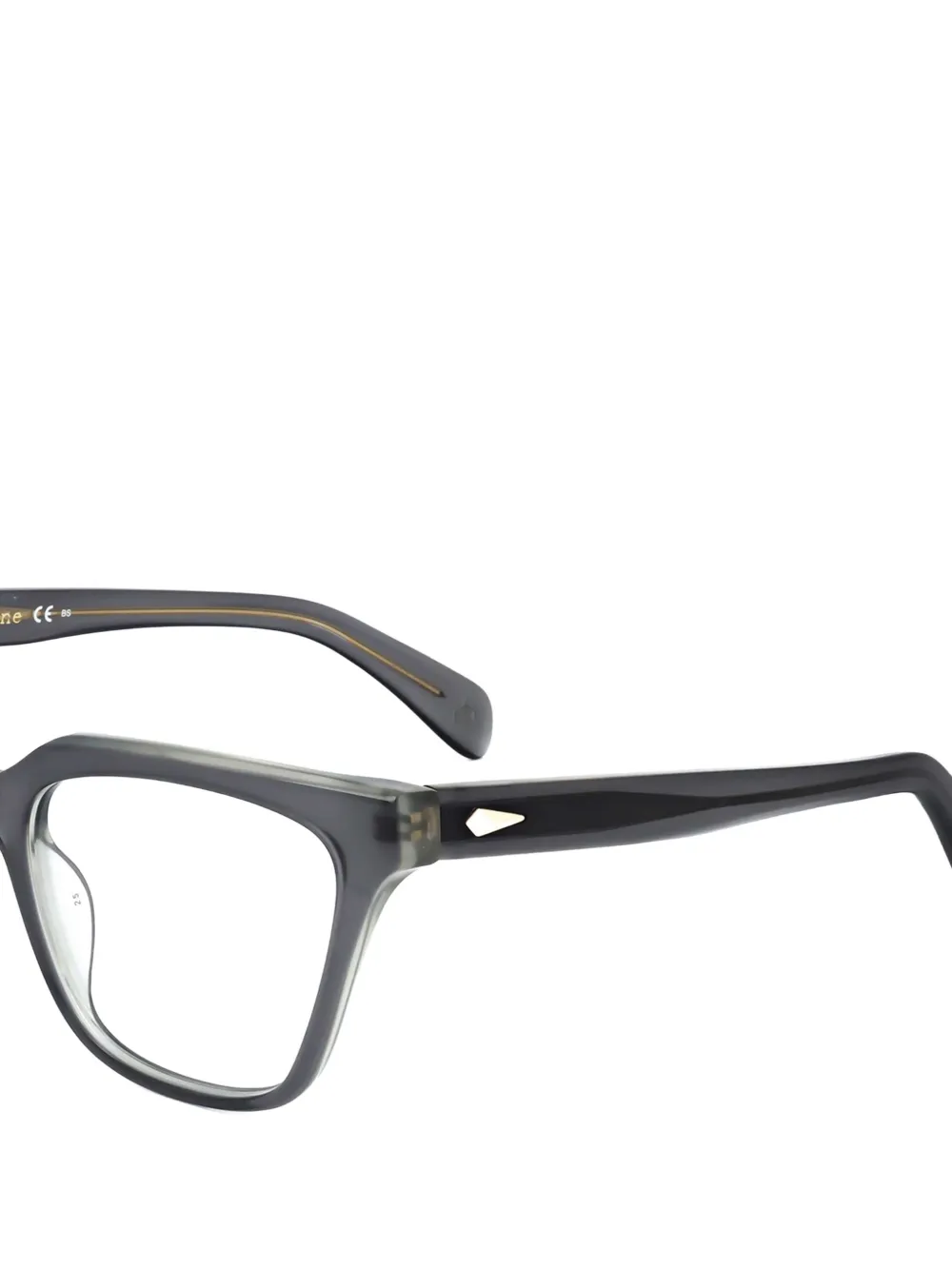 RAG & BONE EYEWEAR Bril met cat-eye montuur Grijs