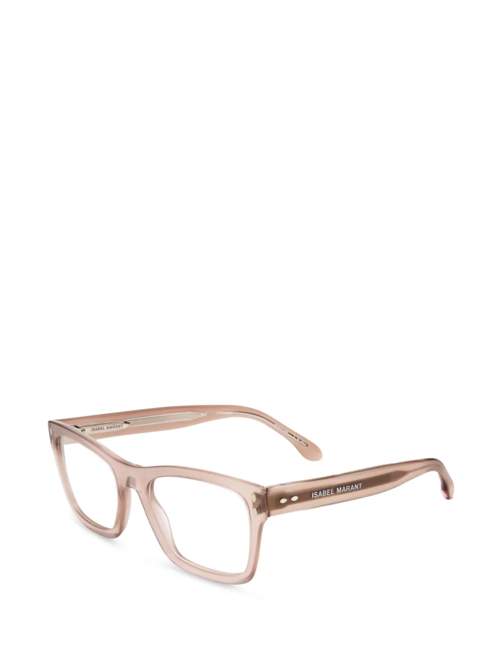 Isabel Marant Eyewear Bril met rechthoekig montuur Beige