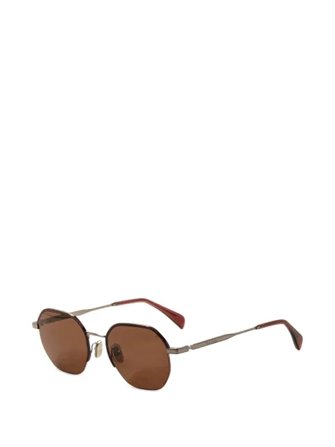 Montblanc geometric-frame sunglasses