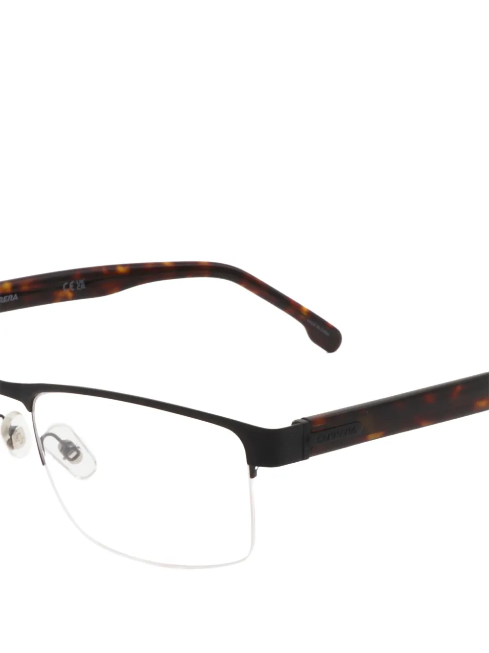 Carrera Bril met rechthoekig montuur Zwart
