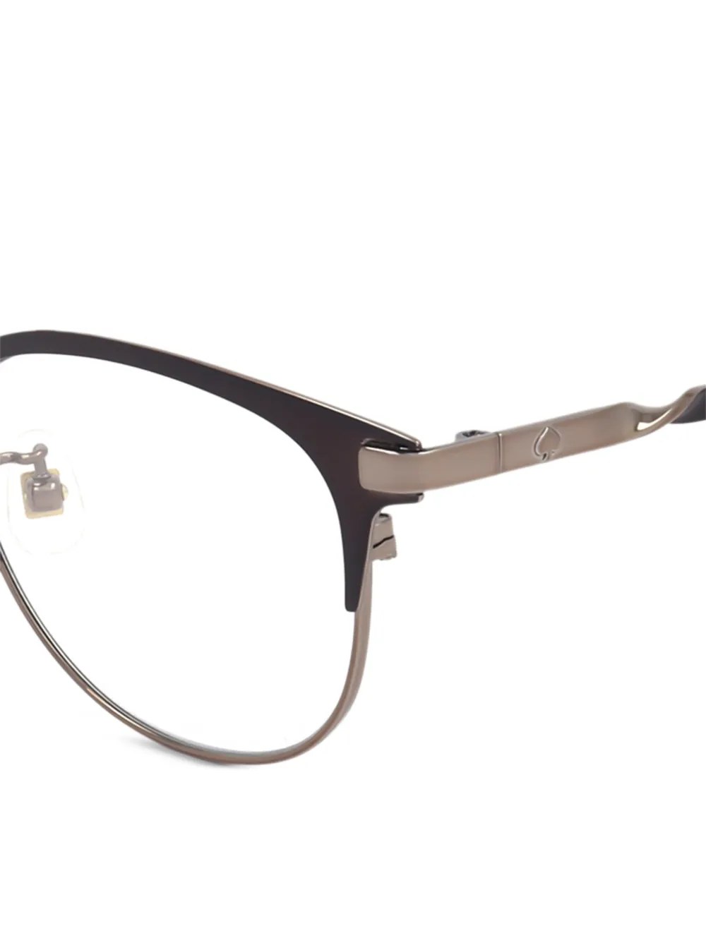 Kate Spade Danyelle bril met rond montuur Bruin