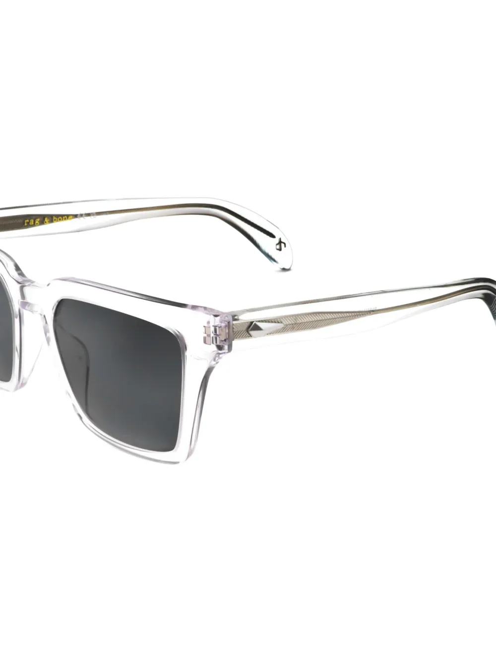 RAG & BONE EYEWEAR Zonnebril met vierkant montuur Wit